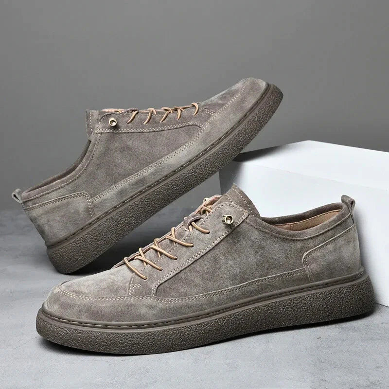 Baskets homme en daim