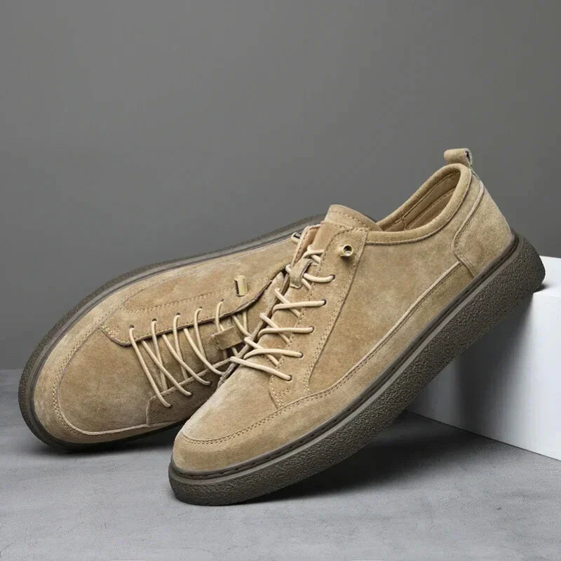 Baskets homme en daim