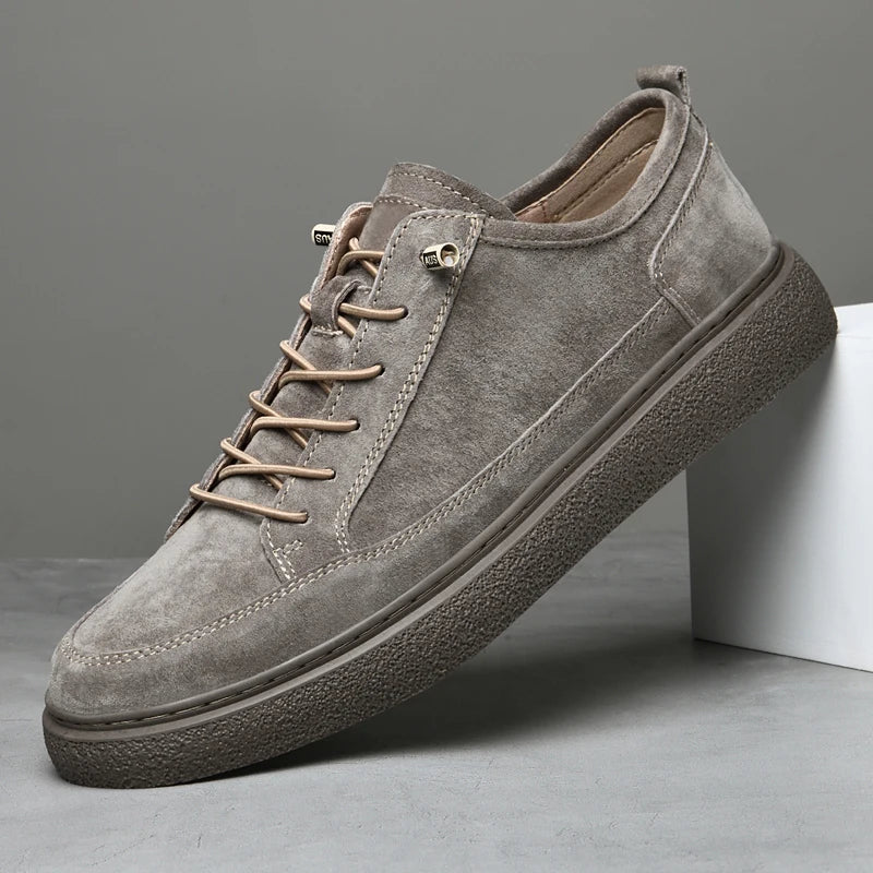 Baskets homme en daim